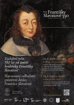 Zádušní mše - 350 let od úmrtí hraběnky Františky Slavatové